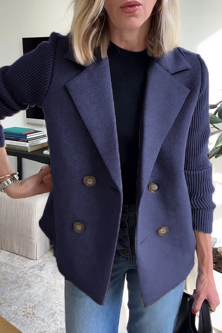 Camela™ Blazer à Manches Tricotées