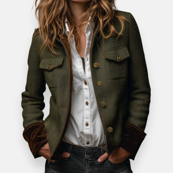 ALMA | Veste chic à finitions velours