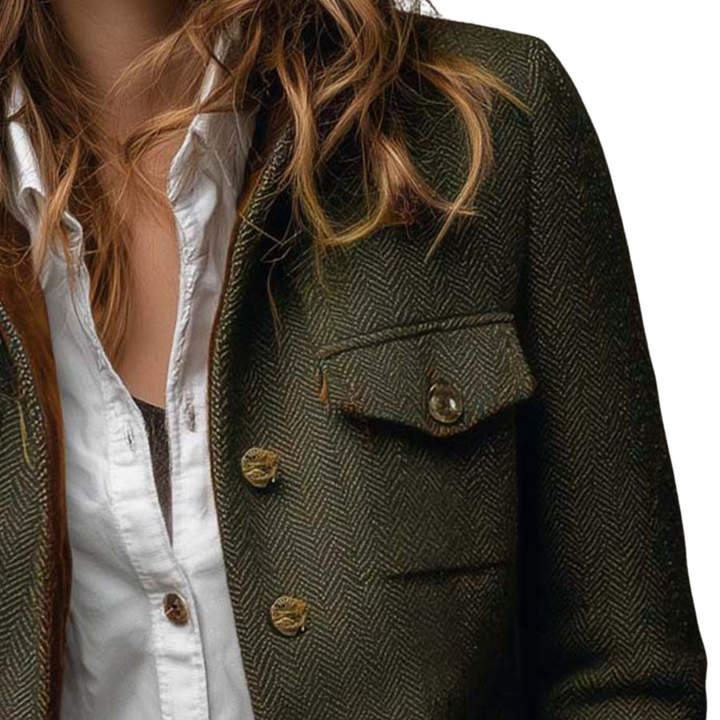 ALMA | Veste chic à finitions velours