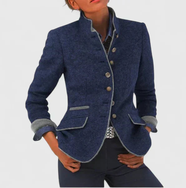 ALBA | Blazer Chic à Col Structuré
